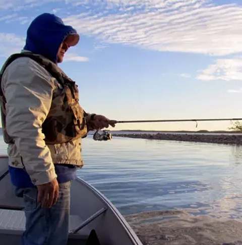 Souvenir de pêche sur le lac chez Air Mont-Laurier, Mauricie, Québec