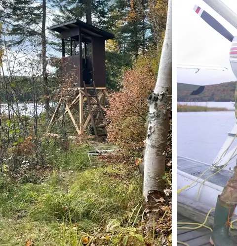 Séjour de chasse à l'orignal à la pourvoirie Jesmer chez Air Mont-Laurier, Mauricie, Québec