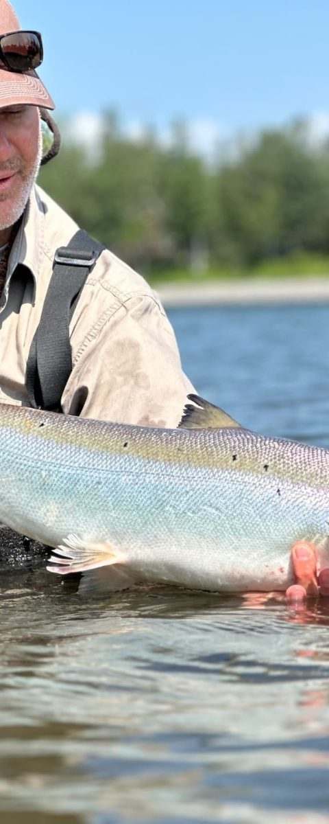Fishing Atlantic salmon at Camp Bonaventure, Gaspésie et Îles-de-la-Madeleine, Quebec — photo 4
