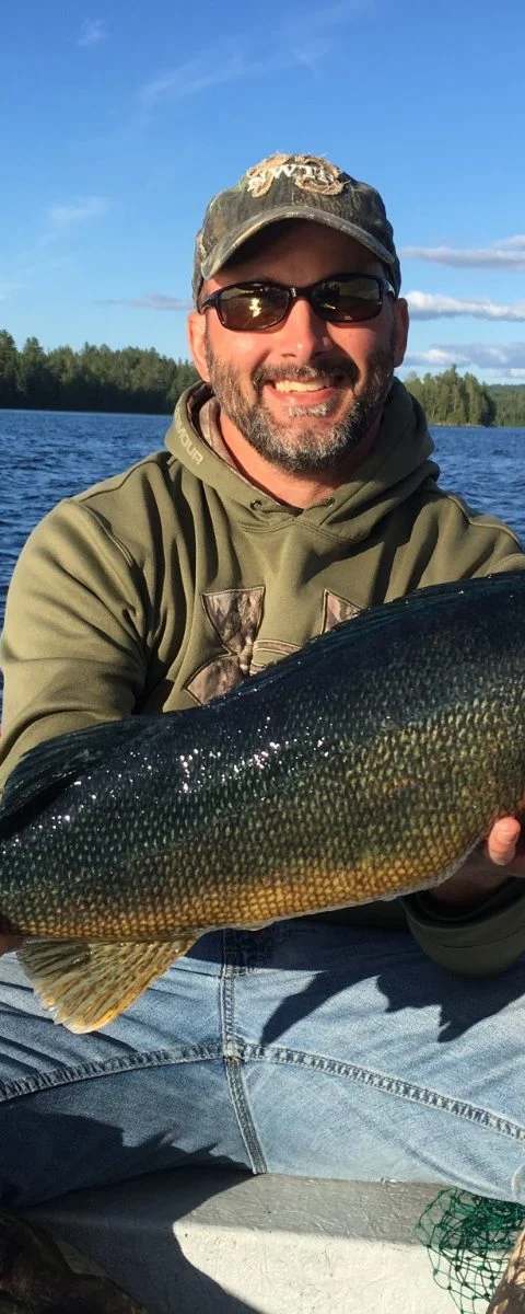 Fishing Walleye at Camp des 3 Saisons, Abitibi-Témiscamingue, Quebec