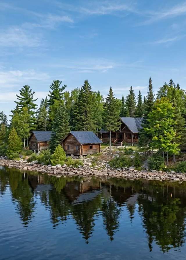 Photo de Chalets Bon Repos dans les Laurentides, Qc