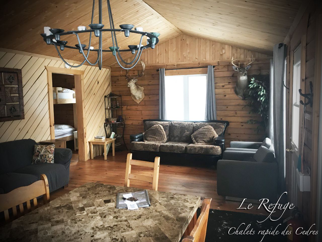 CHALET LE REFUGE — Chalets Rapide des Cèdres – Chalets Rapide des Cèdres