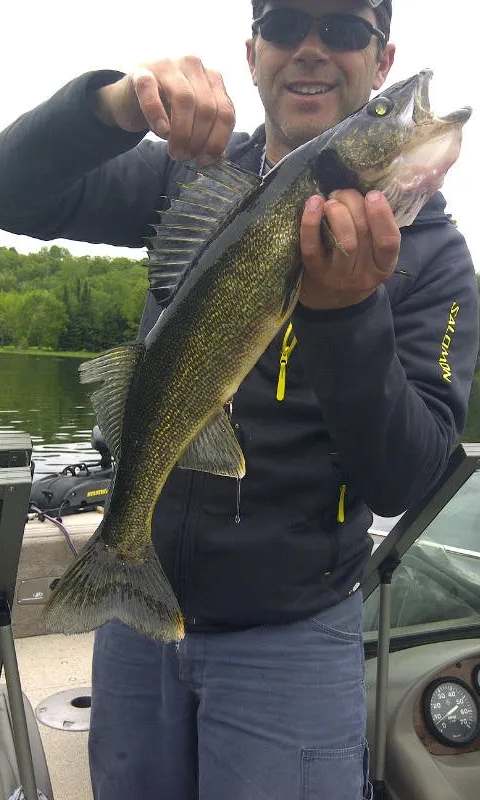 Pêche Doré chez Chalets Rapide des Cèdres, Laurentides, Québec — photo 2