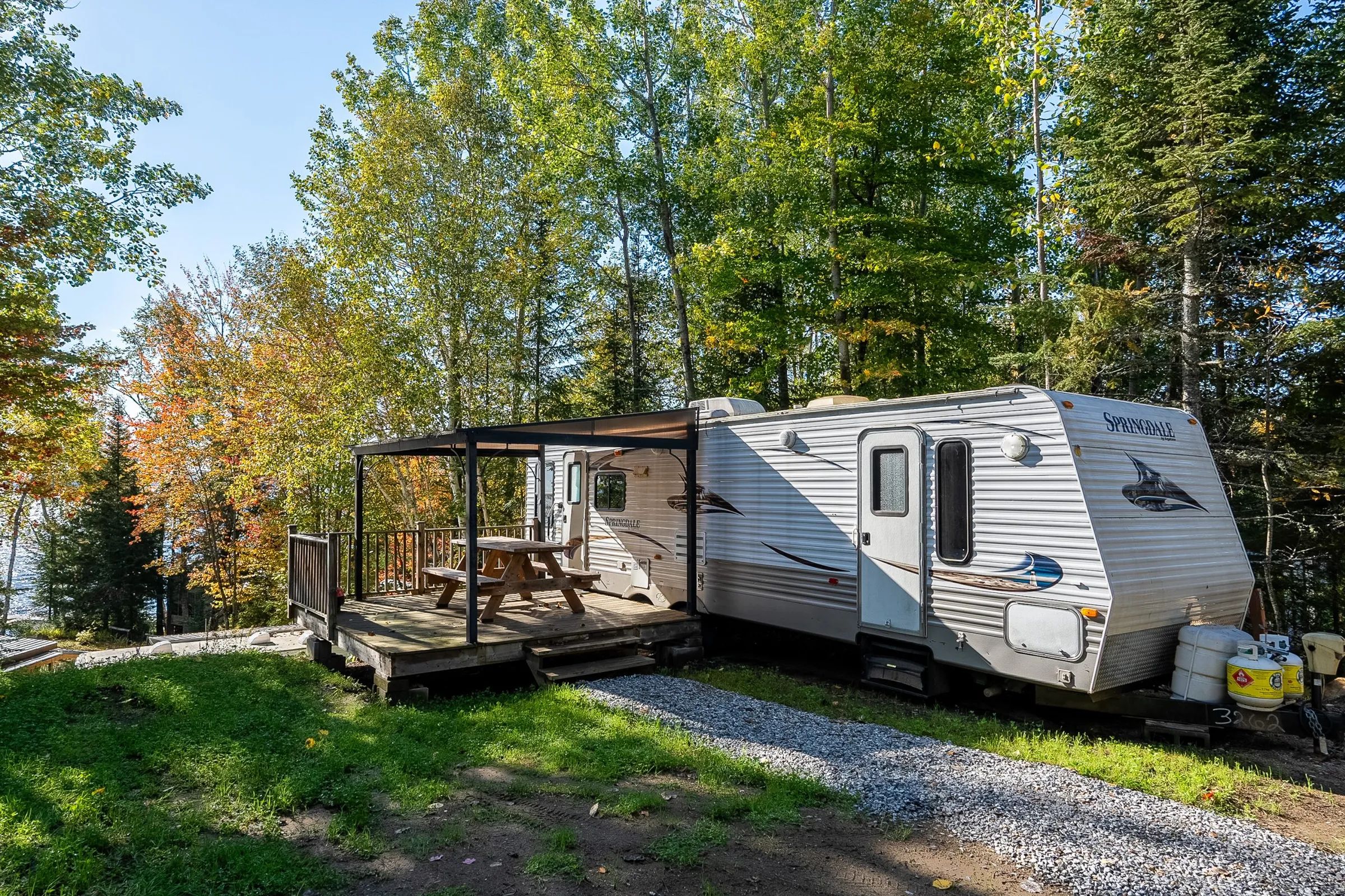 Roulottes – Chez Rainville - Camping Union Baskatong