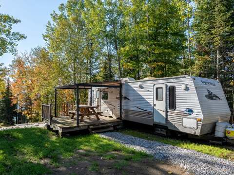 Roulottes – Chez Rainville - Camping Union Baskatong