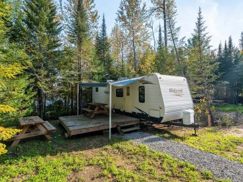 Roulottes – Chez Rainville - Camping Union Baskatong