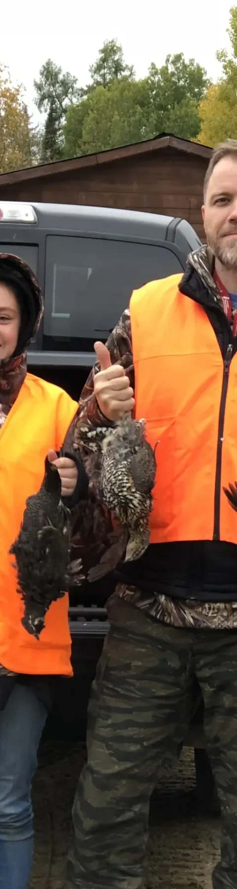Chasse aux petits gibiers en forêt chez Club Lac Brûlé, Outaouais, Québec