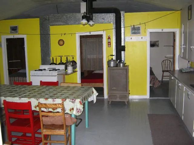 View of the kitchen and dining area in cottage number two.