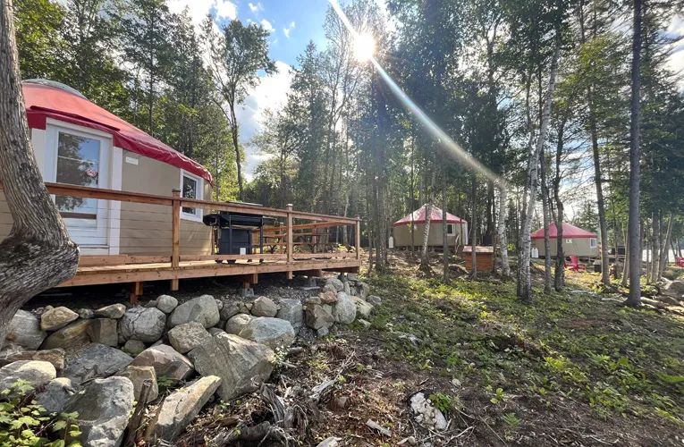 Yurt Blue Jay — Bryson Lake Lodge – Bryson Lake Lodge