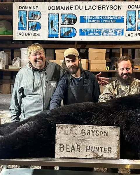 Souvenir photo at Bryson Lake Lodge, Outaouais, Quebec