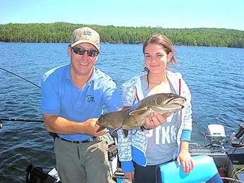 Fishing Walleye at Bryson Lake Lodge, Outaouais, Quebec