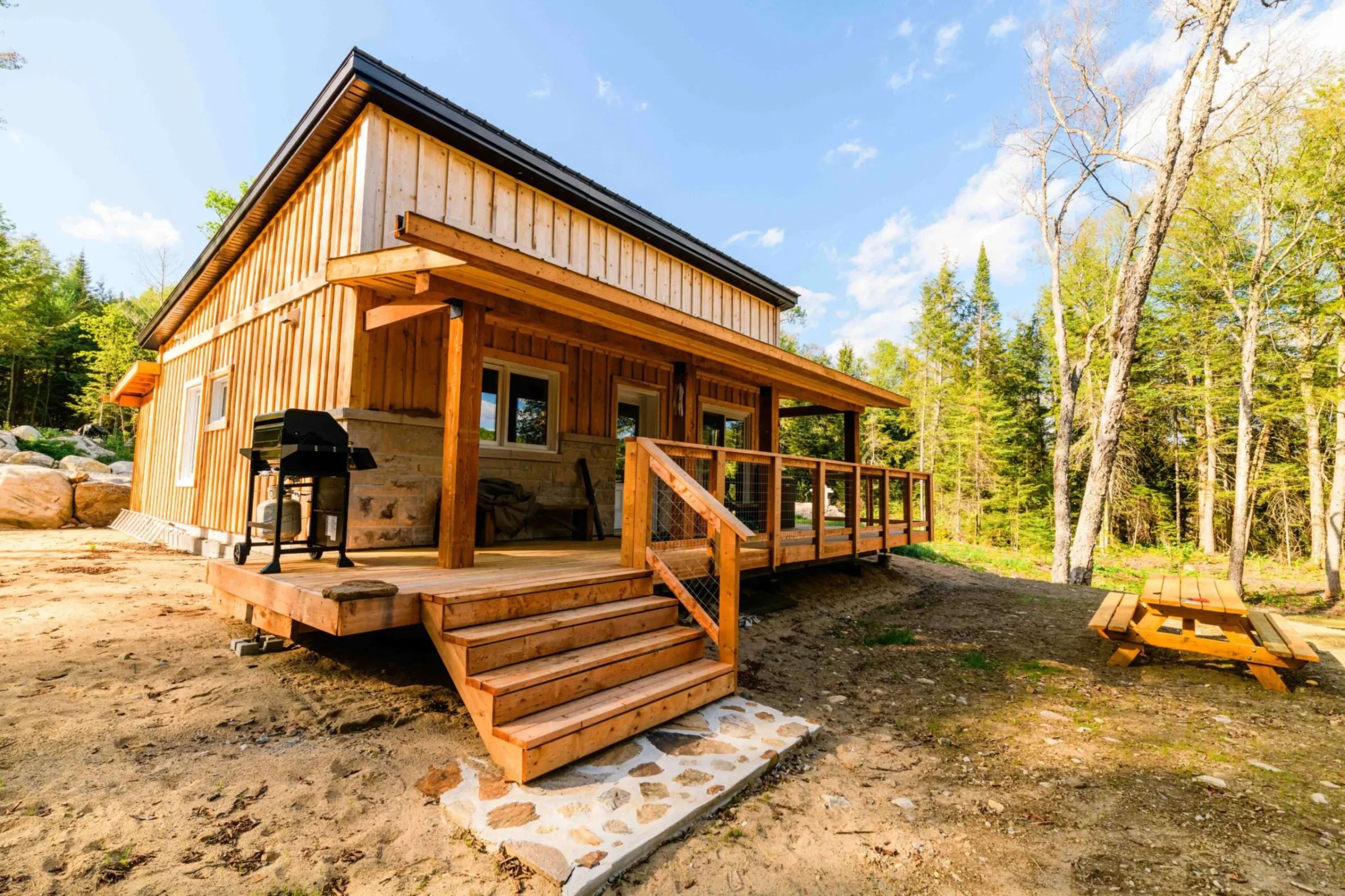 Cabin Le Martin pêcheur — Forêt Baera – Forêt Baera