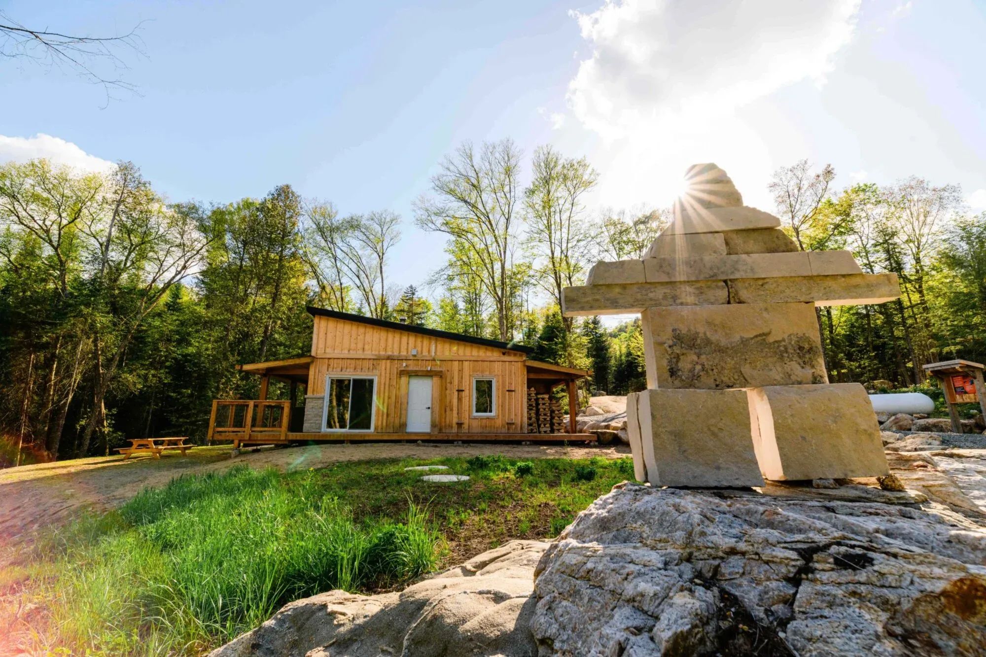 Cabin Le Martin pêcheur — Forêt Baera – Forêt Baera
