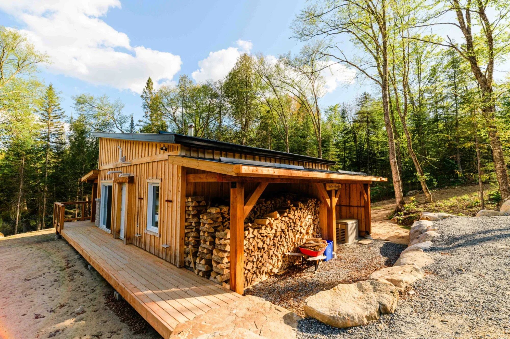 Cabin Le Martin pêcheur — Forêt Baera – Forêt Baera