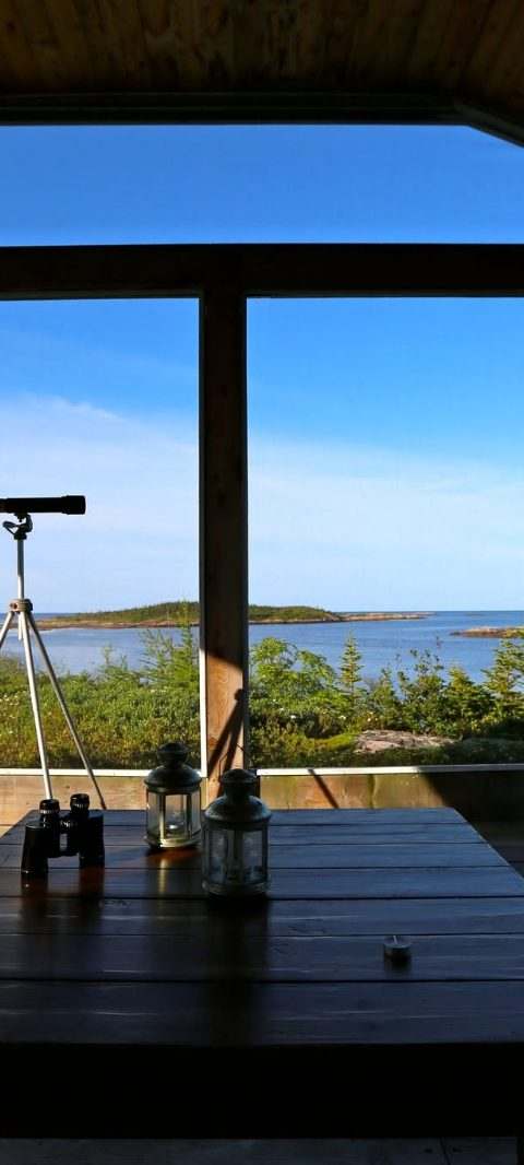 Photo souvenir chez La Corneille, Côte-Nord, Québec