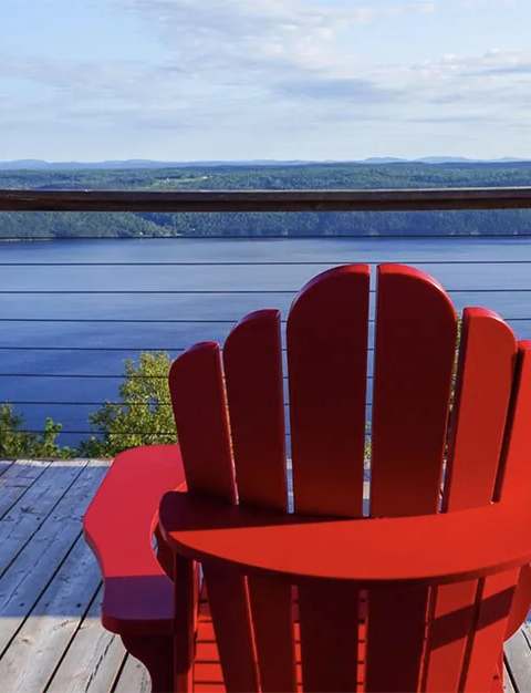 Moment de vie et paysage au Cap au Leste chez La Pourvoirie du Cap au Leste, Saguenay-Lac-Saint-Jean, Québec