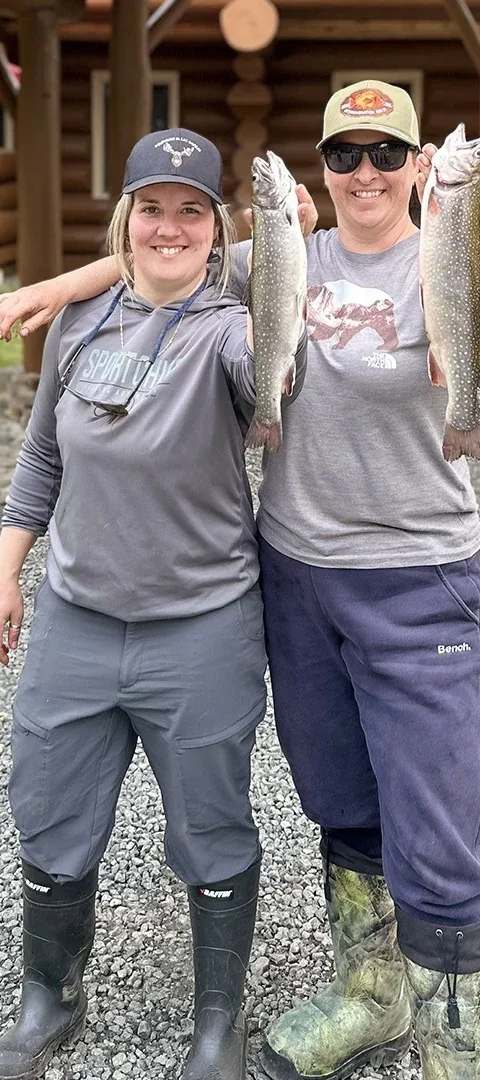 Pêche Truite mouchetée chez La Pourvoirie du Lac Moreau, Charlevoix, Québec