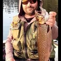 Fishing Brook trout at La Pourvoirie du Lac Rond, Saguenay–Lac-Saint-Jean, Quebec — photo 3