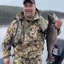Fishing Brook trout at La Pourvoirie du Lac Rond, Saguenay–Lac-Saint-Jean, Quebec — photo 4