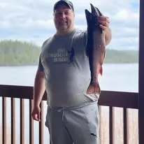 Fishing Brook trout at La Pourvoirie du Lac Rond, Saguenay–Lac-Saint-Jean, Quebec — photo 5