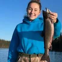 Fishing Brook trout at La Pourvoirie du Lac Rond, Saguenay–Lac-Saint-Jean, Quebec — photo 6