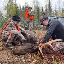 Hunting Moose at La Pourvoirie du Lac Rond, Saguenay–Lac-Saint-Jean, Quebec