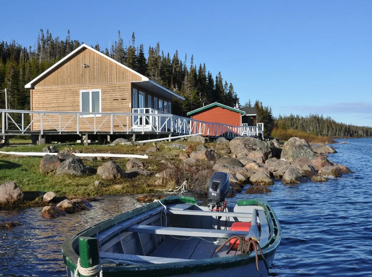 Photo de La Pourvoirie Étamamiou sur la Côte-Nord, Qc