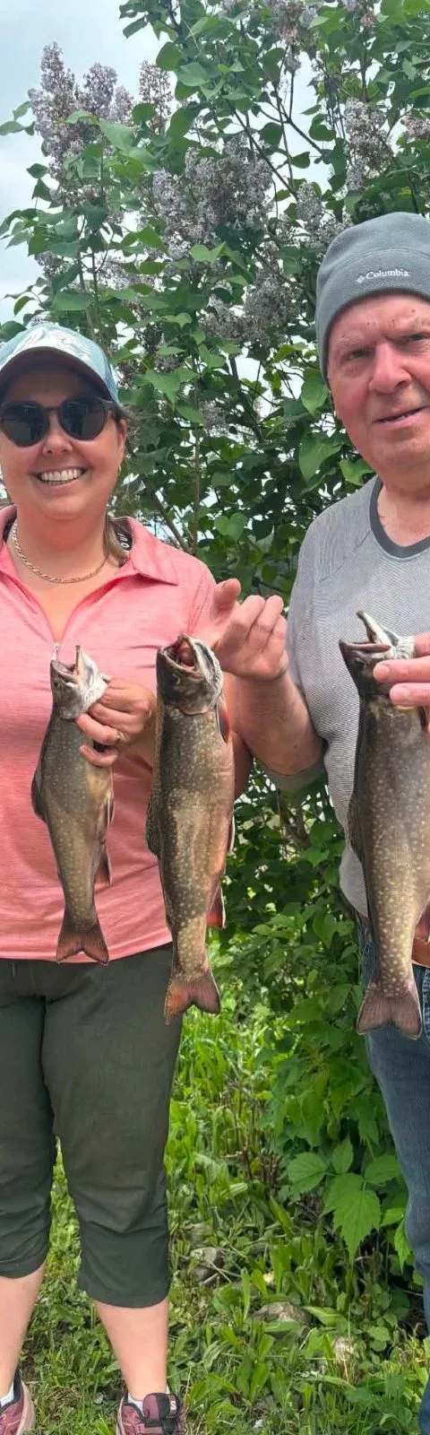 Fishing Brook trout at Le Domaine Orégnac, Côte-Nord, Quebec — photo 3