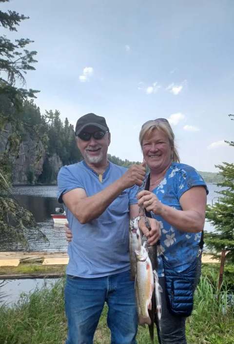 Belle journée de pêche au Pays de Réal Massé chez Pourvoirie au Pays de Réal Massé, Lanaudière, Québec