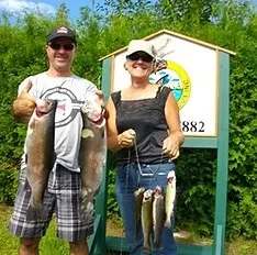 Pêche Truite arc-en-ciel chez Pourvoirie Baroux, Laurentides, Québec