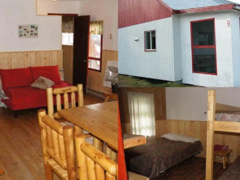 Overview of the interior and exterior layout of cabin number 9.