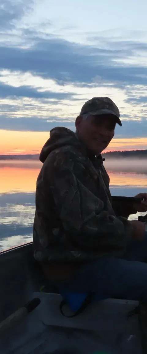 Fishing at Pourvoirie Blue Walleye Outpost, Abitibi-Témiscamingue, Quebec