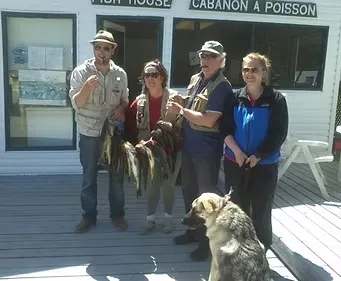 Fishing at Pourvoirie Cabonga, Outaouais, Quebec