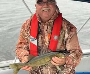 Fishing Walleye at Pourvoirie Cabonga, Outaouais, Quebec