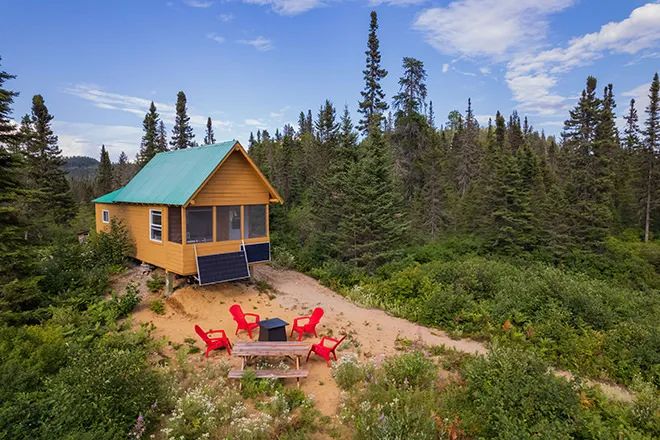 Chalet no. 4 — Pourvoirie des Bouleaux Blancs – Pourvoirie des Bouleaux Blancs