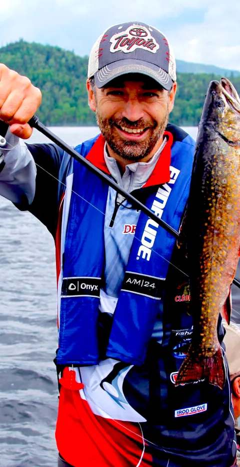 Fishing session documented by the QVO team. at Pourvoirie du Club Bataram, Charlevoix, Quebec