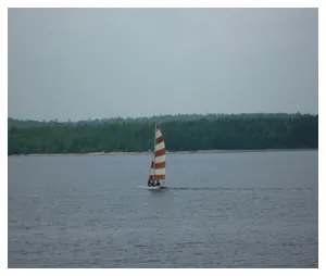 Ambiance et paysage sur le territoire de la pourvoirie chez La Pourvoirie du Col-Vert, Laurentides, Québec