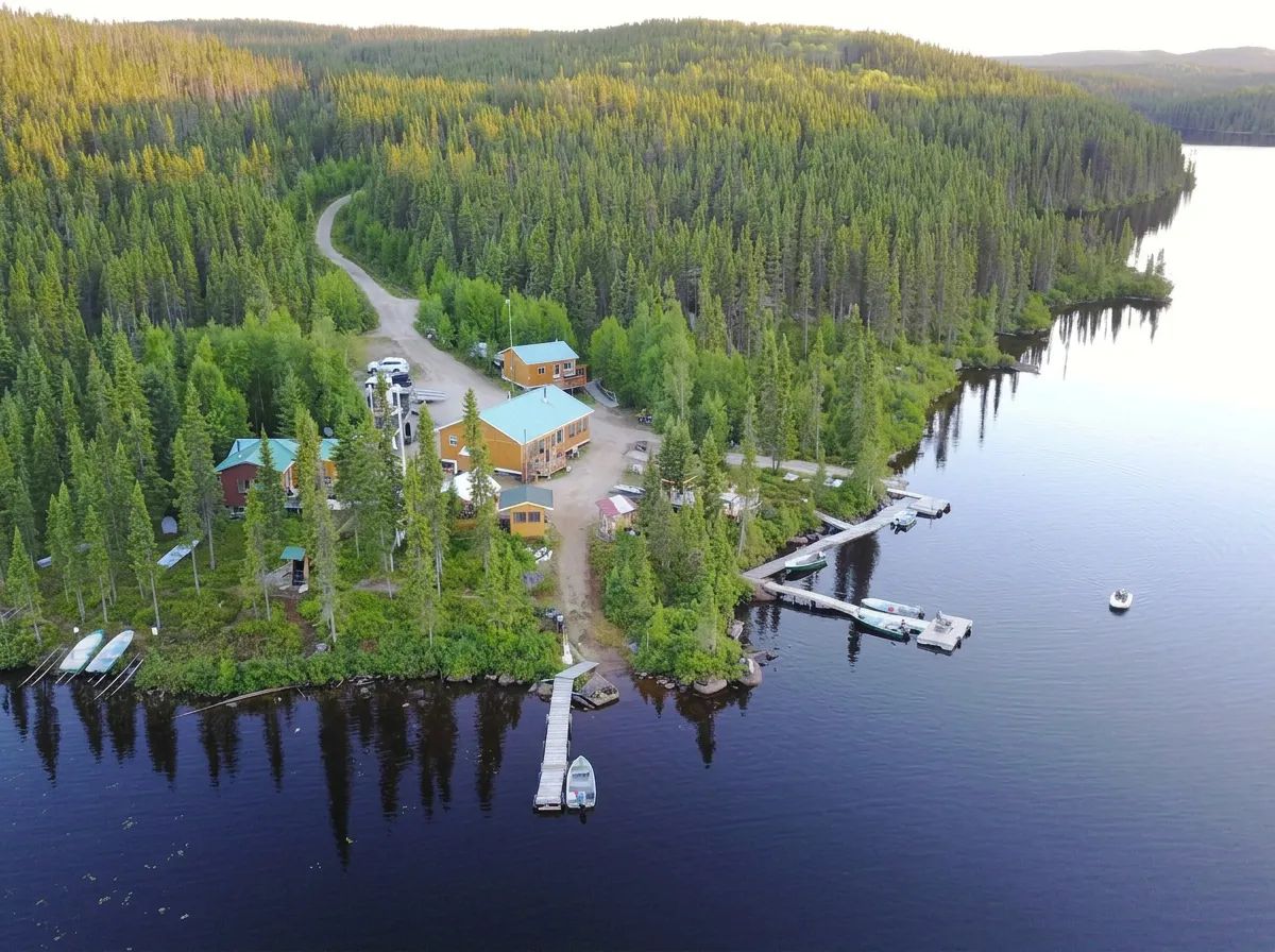 Séjour de pêche en chalet — Pourvoirie du Lac Baptiste – Pourvoirie du Lac Baptiste