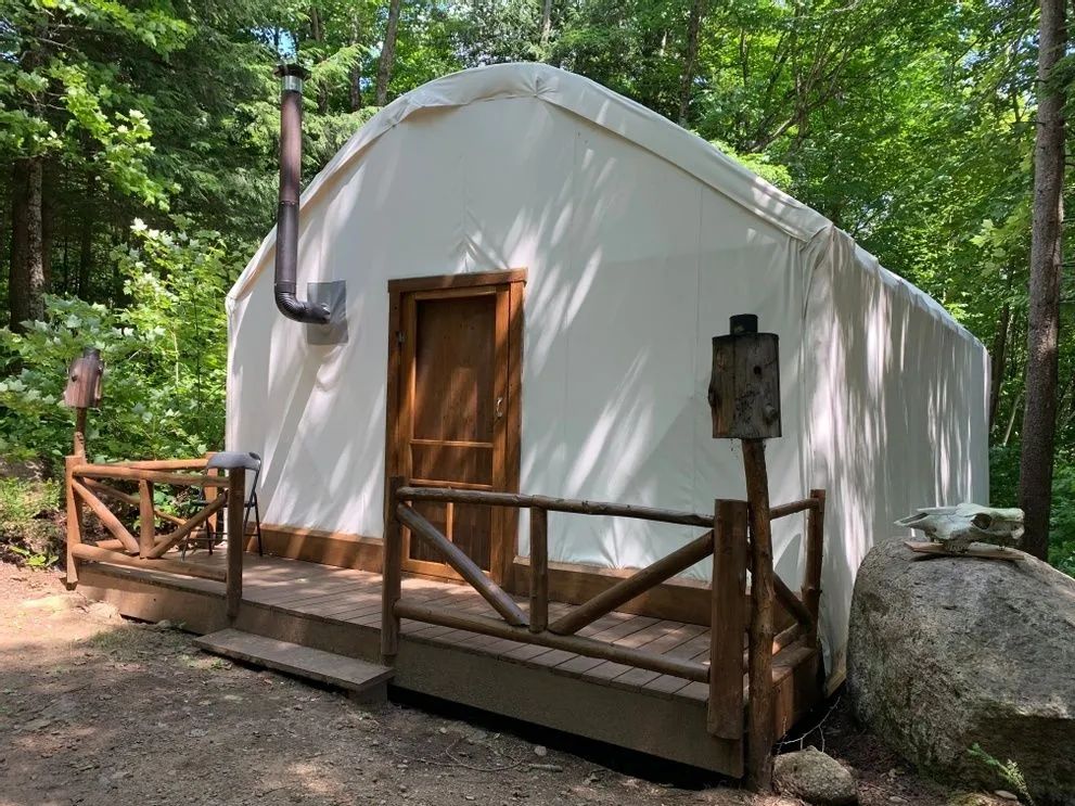 Tente de prospecteur Prêt-à-Camper - Longhouse — Pourvoirie du Lac Blanc – Pourvoirie du Lac Blanc