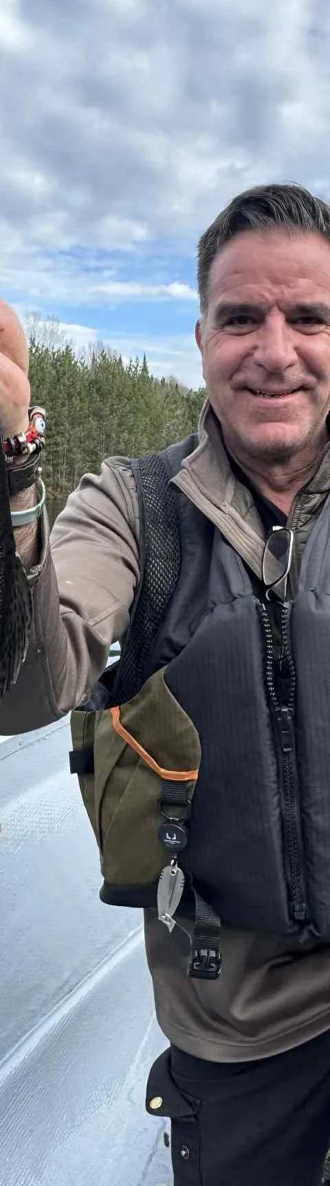 Brook trout fishing at Pourvoirie du Lac Blanc, Mauricie, Quebec