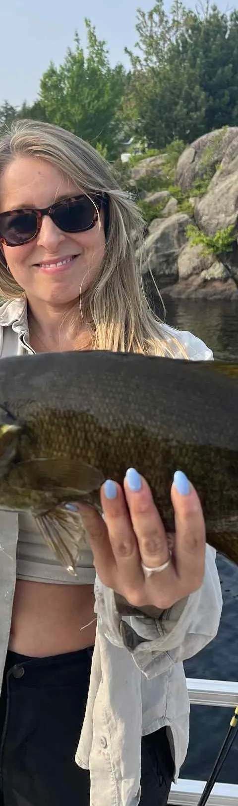 Fishing trip on the lake at Pourvoirie du Lac Blanc, Mauricie, Quebec