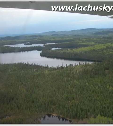 Landscape - Lakes surrounding Lac Husky at Pourvoirie du Lac Husky, Saguenay–Lac-Saint-Jean, Quebec