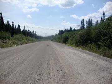 Natural landscape of the Monts-Valin territory at Pourvoirie du Lac Paul, Saguenay–Lac-Saint-Jean, Quebec