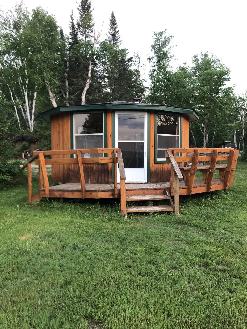Chalet sur l'île — Pourvoirie Dulong – Pourvoirie Dulong