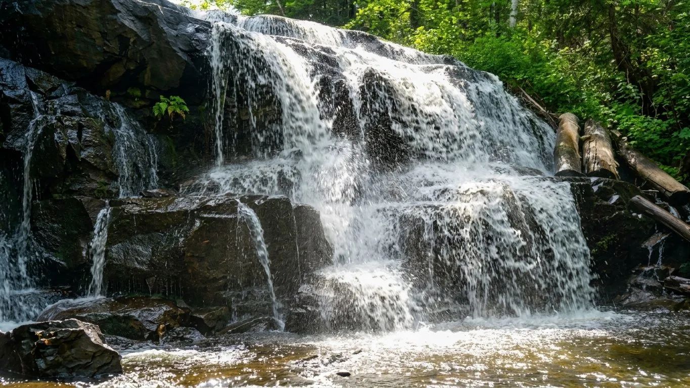 Chute de la Rivière Okane – Pourvoirie J.E. Goyette