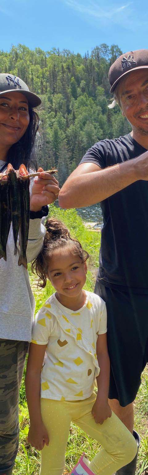 Souvenir de pêche sur le lac chez Pourvoirie Lacs des Sables et Paradis, Côte-Nord, Québec
