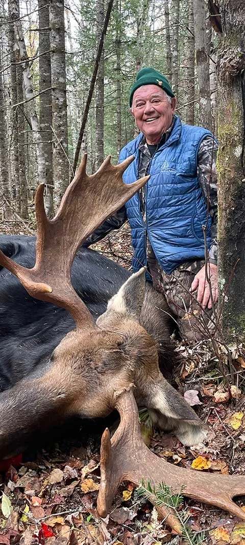 Souvenir de chasse à l'orignal sur le territoire chez Pourvoirie Wapoos-Sibi, Mauricie, Québec