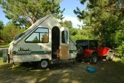Emplacement de camping et VR — Abram Lake Park – Abram Lake Park