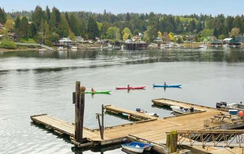 Photo de Harbourside Fishing Lodge sur l'Île de Vancouver, Bc