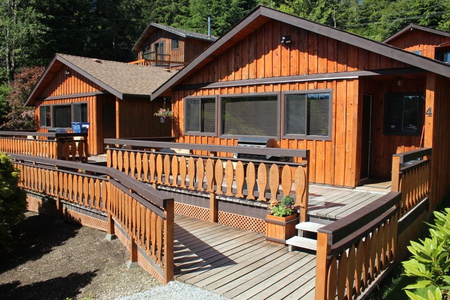 Chalet en cèdre une chambre — Mills Landing – Mills Landing